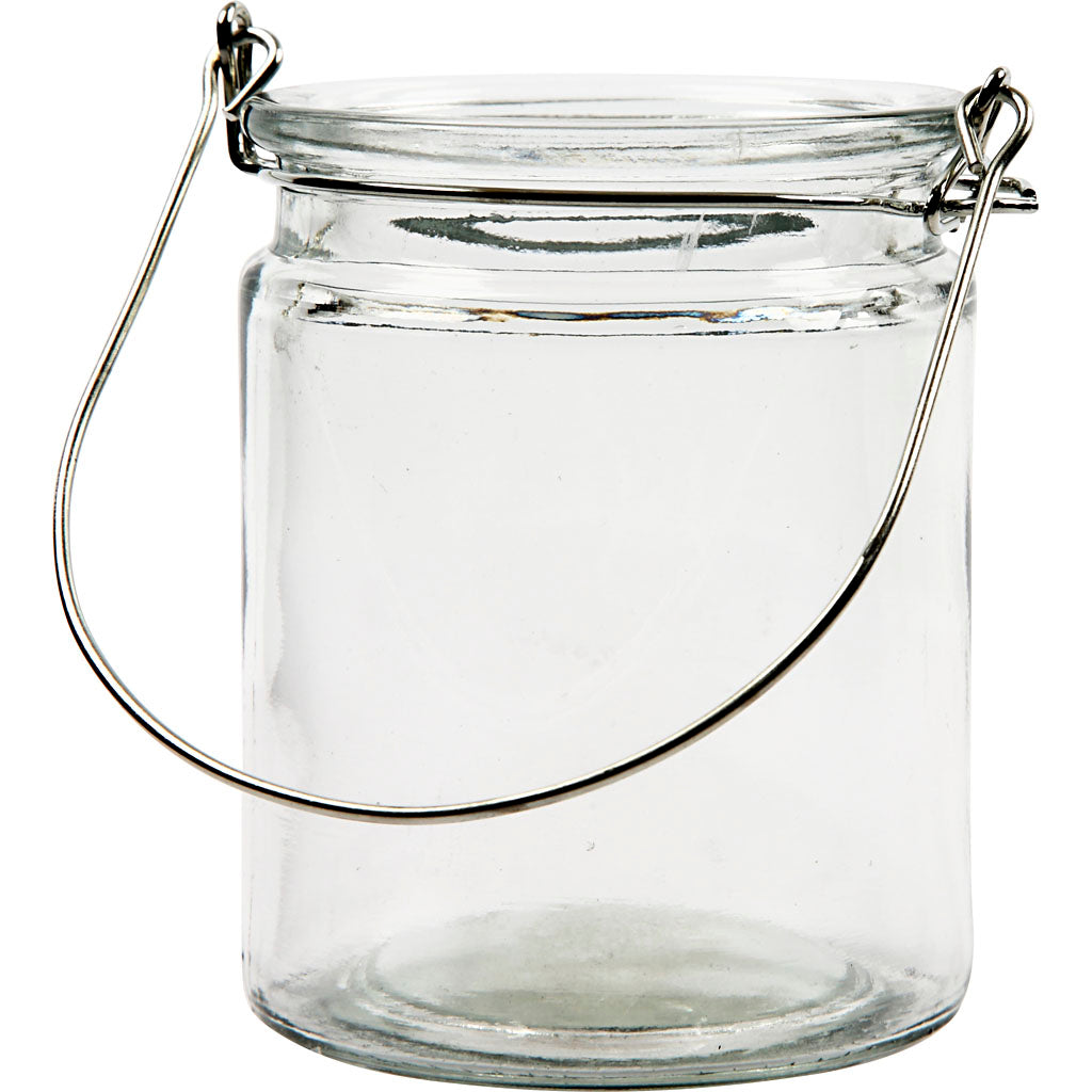 Creativ company glazen lantaarn 10x7,6 cm 12 stuks