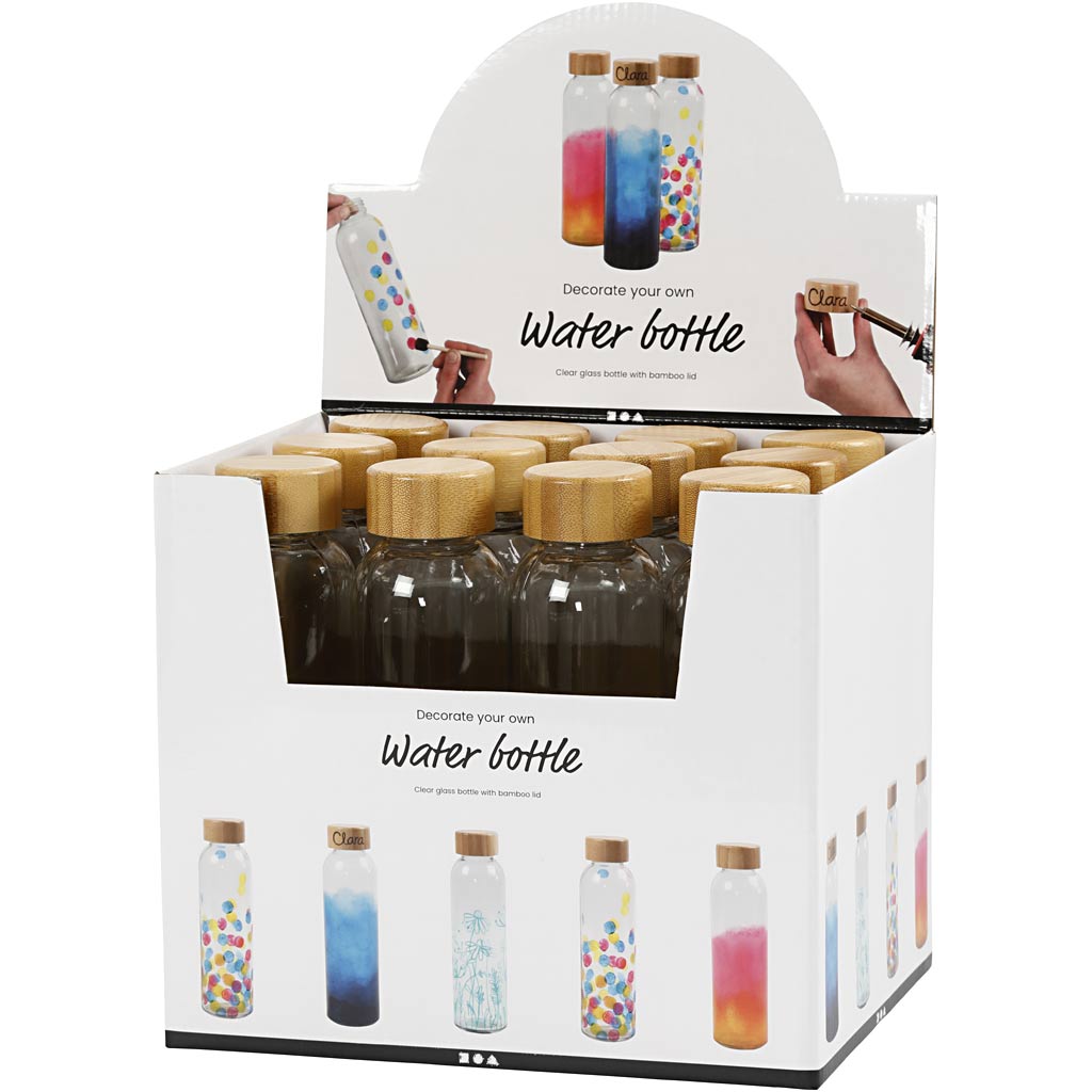 Creativ company https: www.cchobby.nl waterfles-h-22-cm-d-6-7-cm-500-ml-12-stuk-1-doos