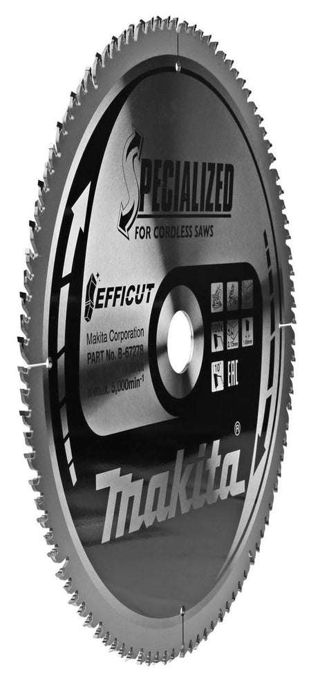 Makita afkortzaagblad voor hout | efficut | ø 305mm asgat 30mm 100t - b-67278