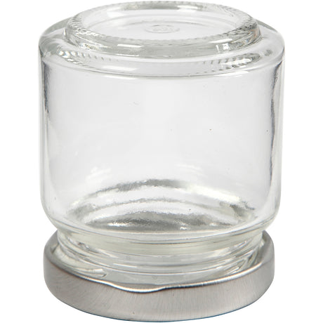 Http: www.cchobby.nl glazen-pot-h-6-5-cm-d-5-7-cm-100-ml-transparant-12-stuk-1-doos