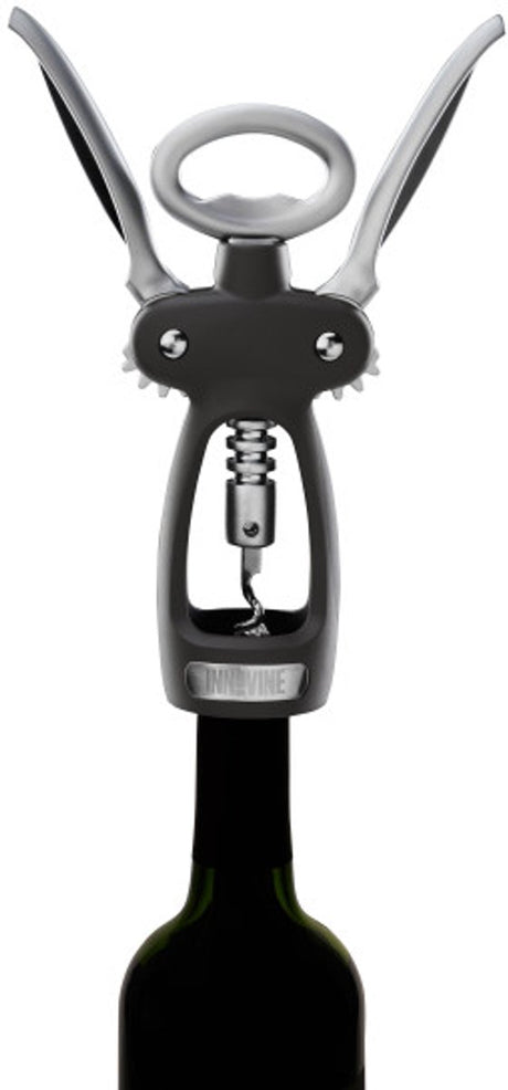 Innovine ™ kurkentrekker met dubbel hendel - graphite