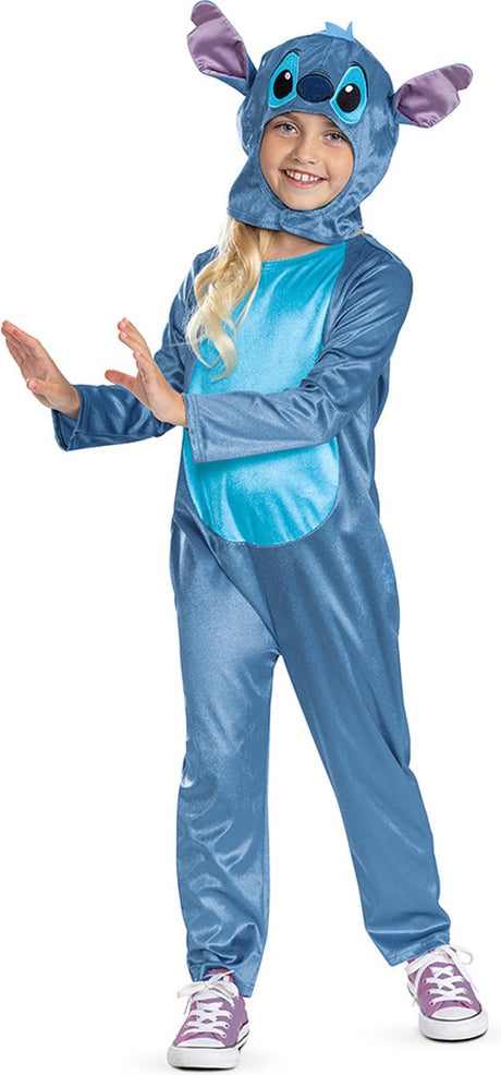 Disguise disney - lilo stitch, kostuum stitch classic, maat m (7-8 jaar), kind m