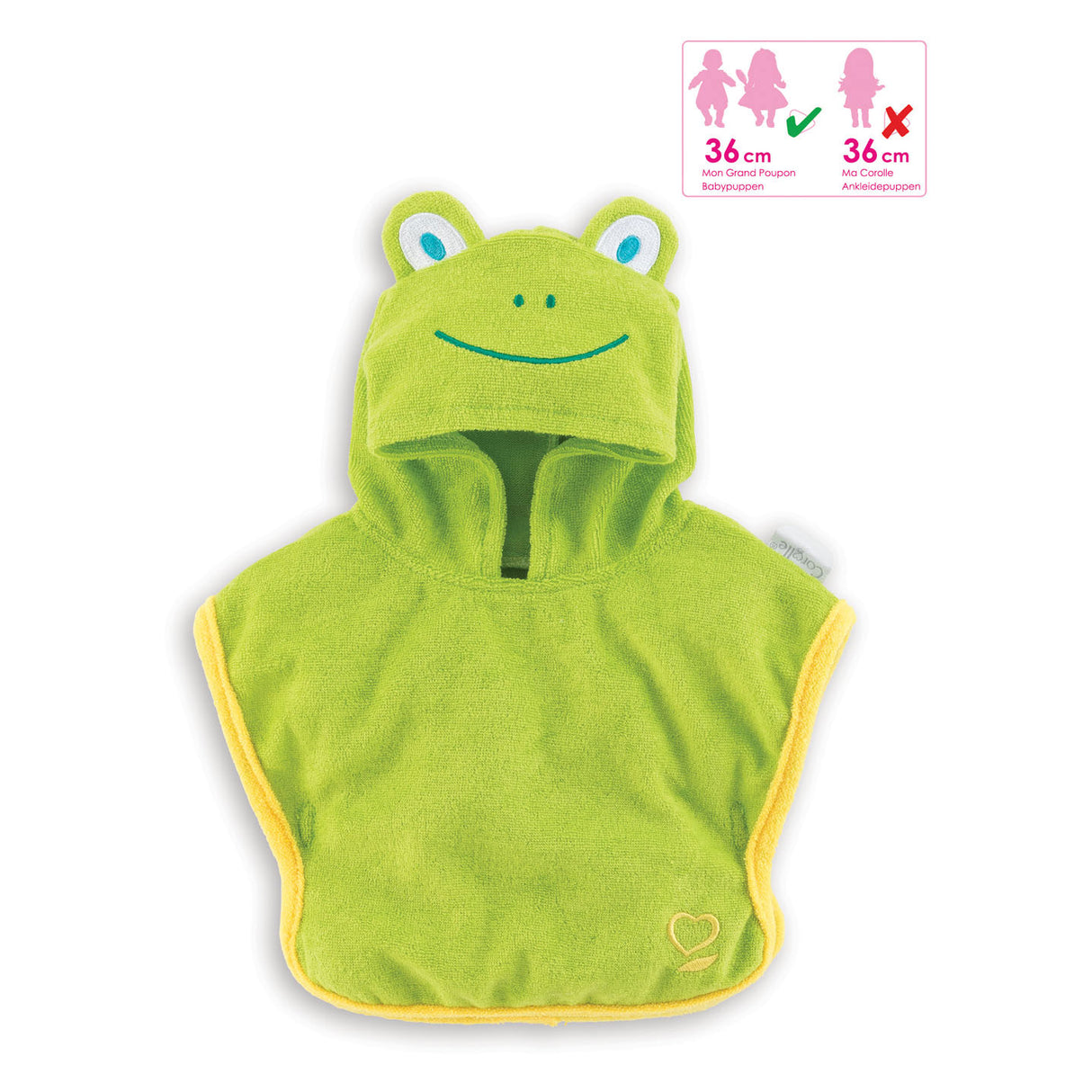 Corolle Mon Grand Poupon Dolls Wathobobon Frog, 36 cm