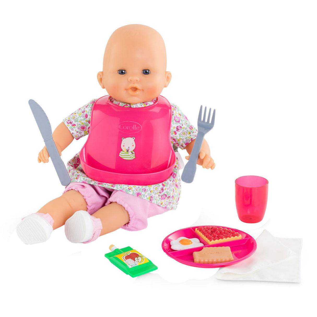 Corolle Mon Grand Poupon Dolls Care Set Dinner Zeit