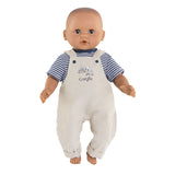 Corolle Mon Poupon Dungarees Ecru och T-shirt, 30 cm