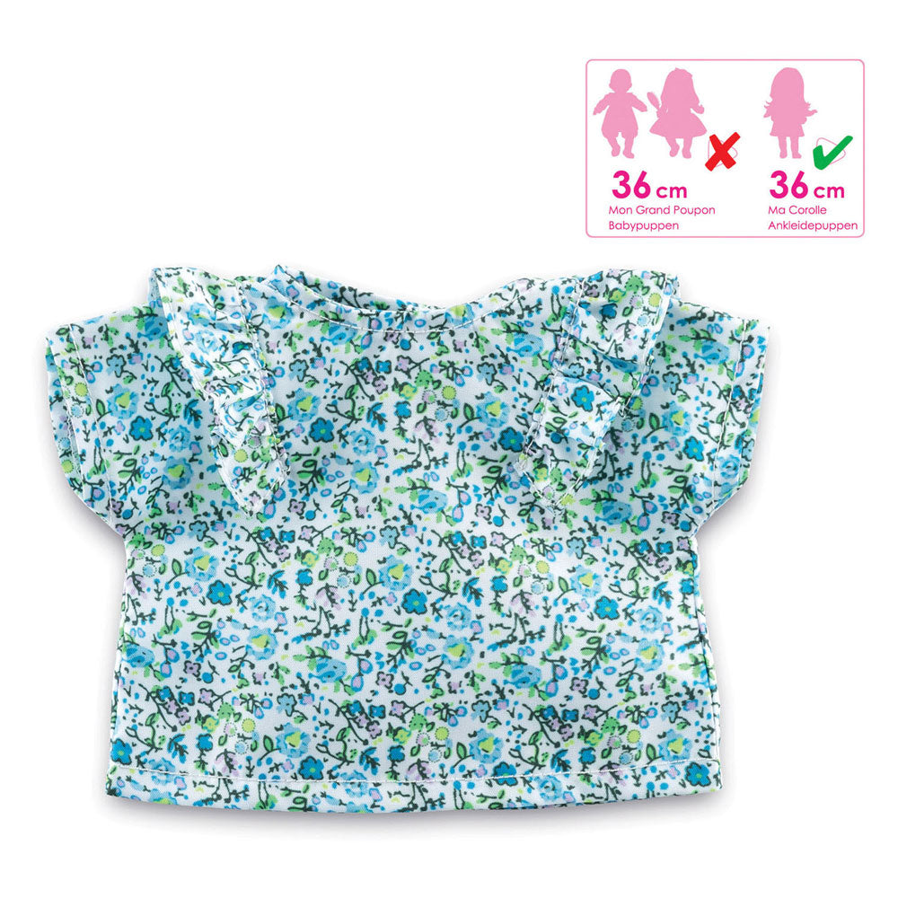 Corolle ma blouse bloemen, 36cm