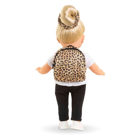 Corolle rugzak poppen luipaard 36cm speelgoed accessoire.