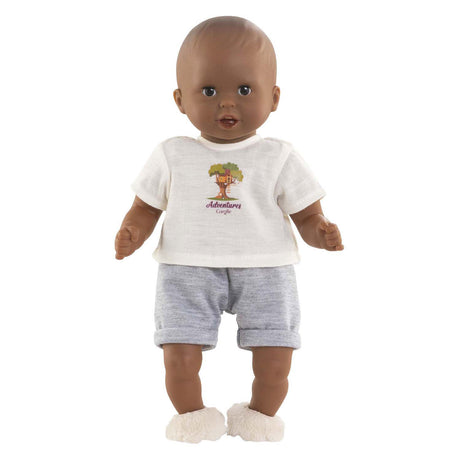 Corolle poppenoutfit t-shirt en korte broek kleine ontdekker 30cm.