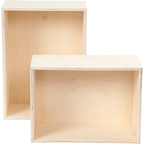 Creativ company http: www.cchobby.nl showdozen-rechthoek-h-27-31-cm-d-12-5-cm-b-19-5-22-5-cm-2-stuk-1-set