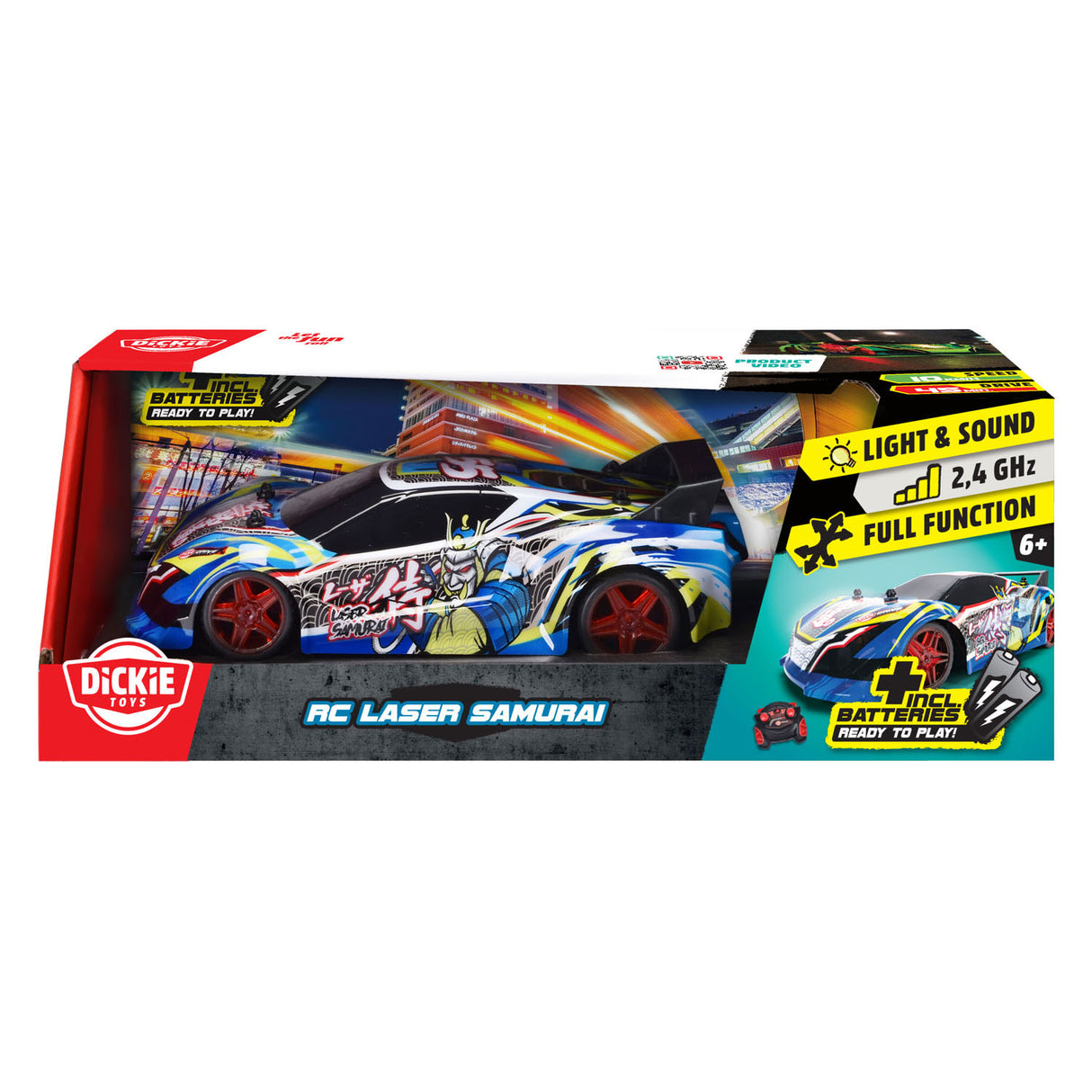 Dickie RC Steerable Auto Laser Samurai RTR