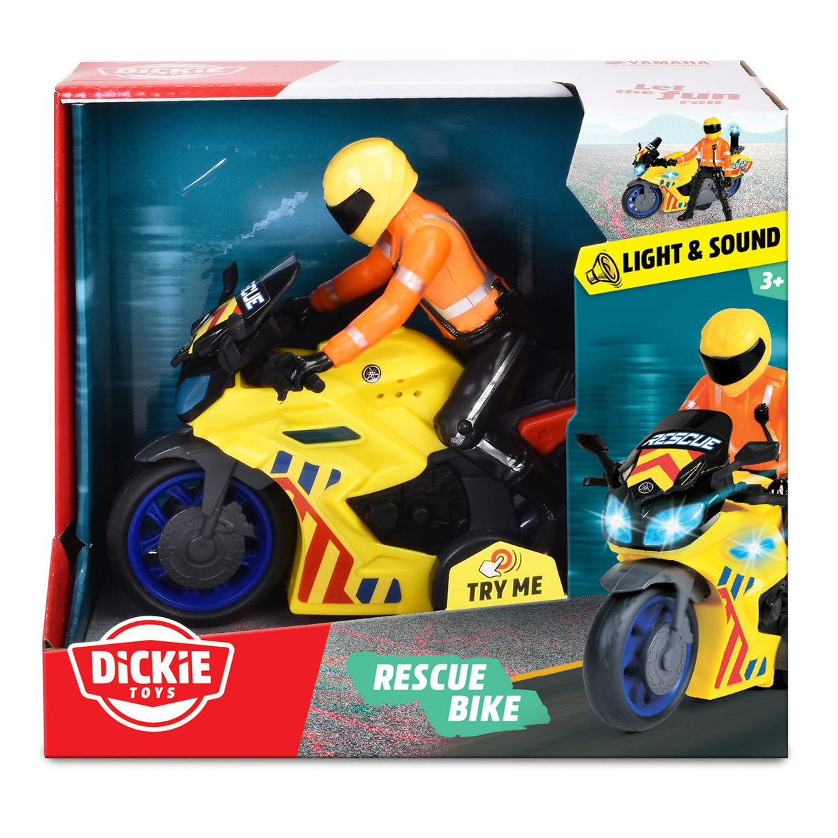 Dickie frictie reddingsmotor met licht en geluid