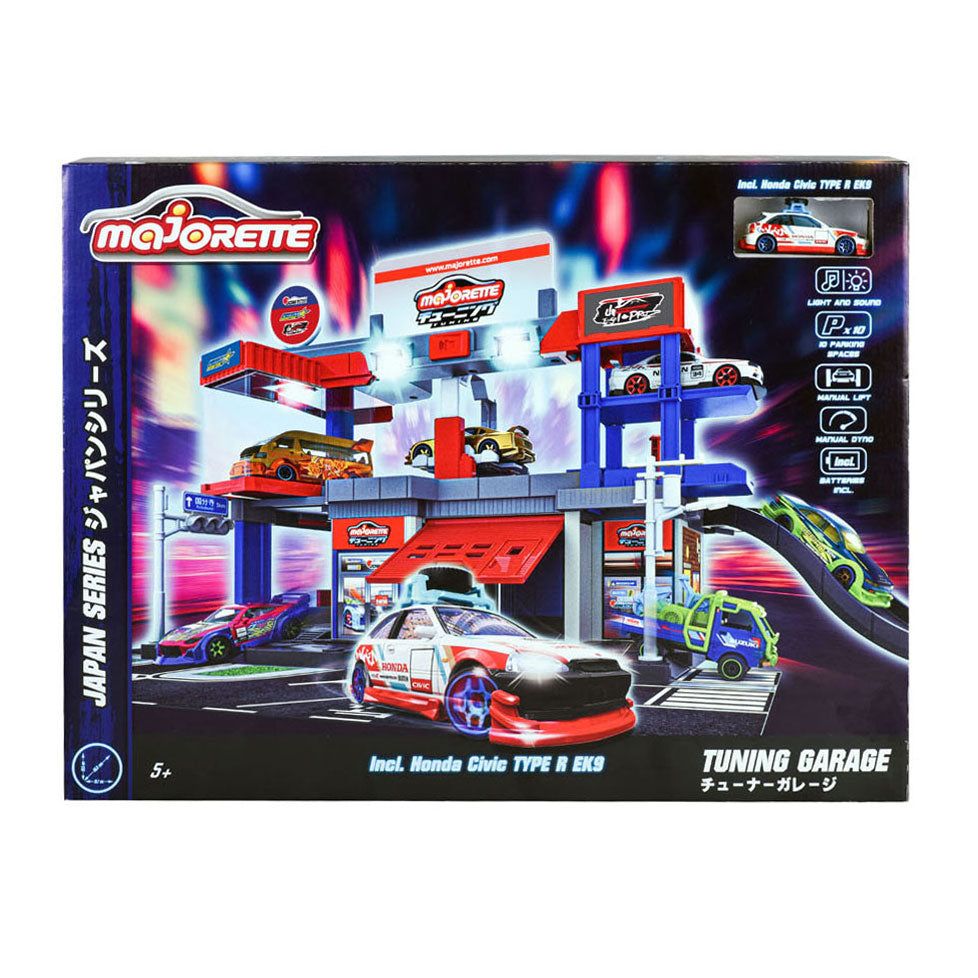 Set de jeu de garage de réglage de la série Japan Majorette