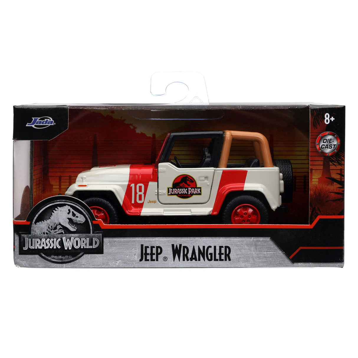 Punti di Jada Jada die Cast Jurassic World Jeep Wrangler 1:32