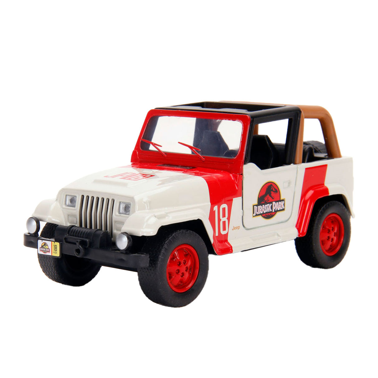 Jada Toys Jada Die obsada Jurajska World Jeep Wrangler 1:32