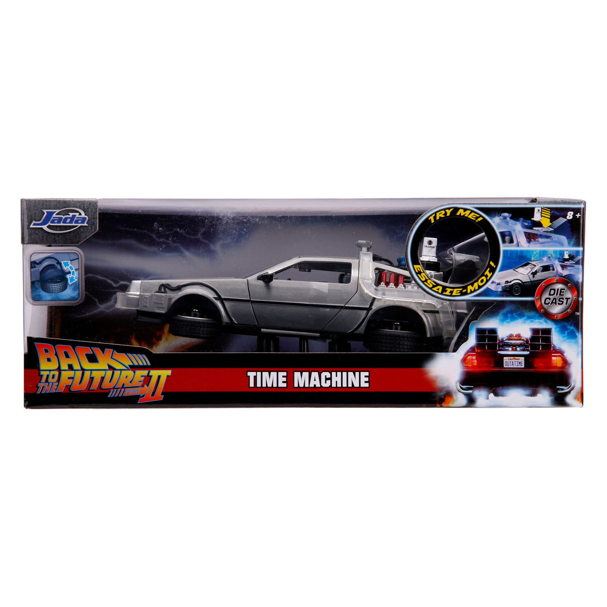 Jada Toys Jada Die Cast Time Machine tilbage til fremtiden 2 1:24