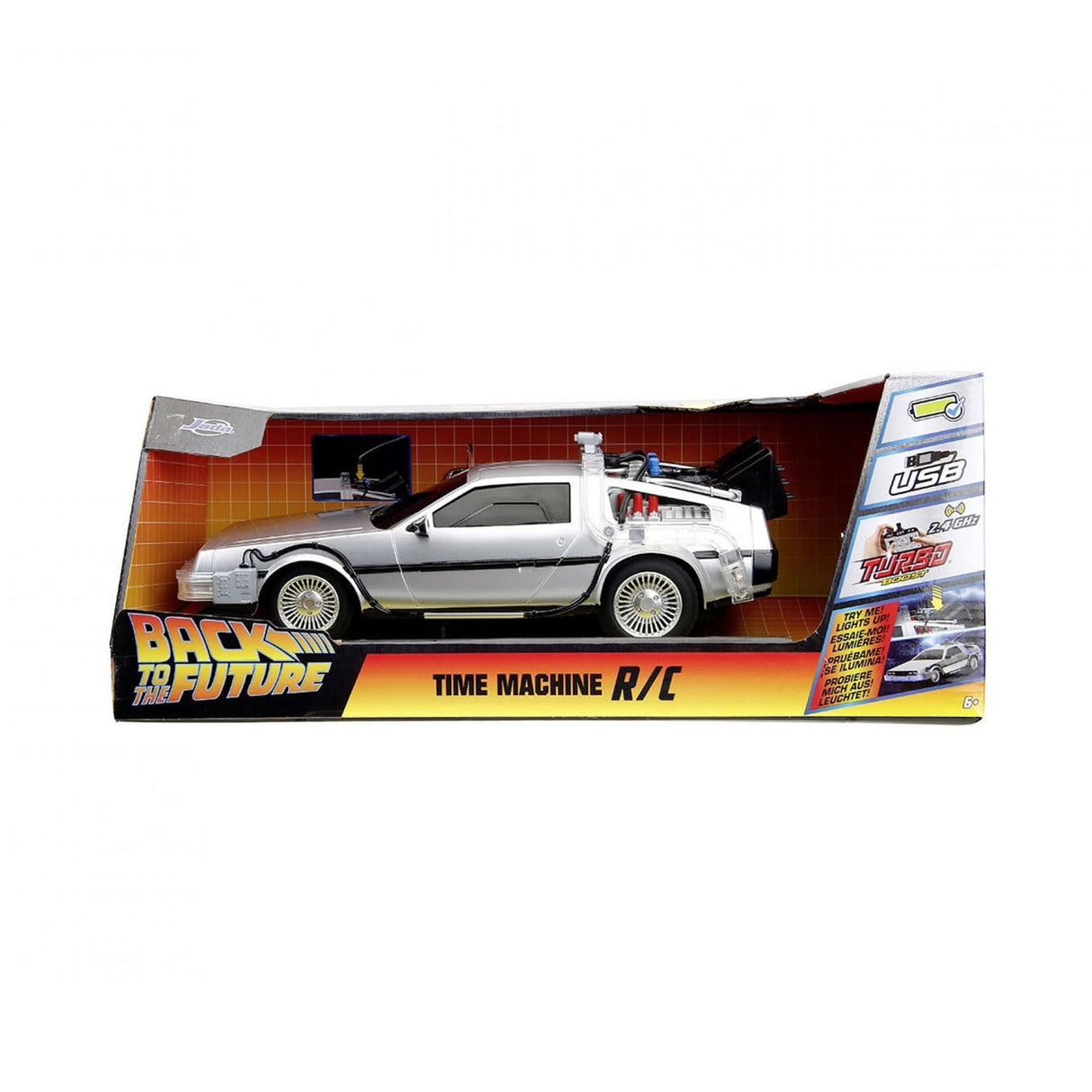 Jada Toys JADA Steerable Auto Back To The Future RC Time Machine 1:16