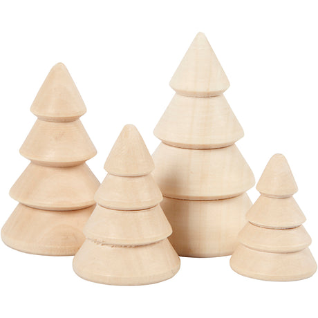 Creativ company cc kerstbomen van hout