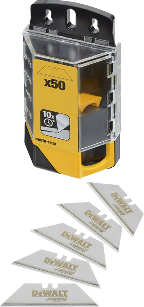 Dewalt dwht8 serie - trapezium vervangmes - 50 stuks - met carbide rand