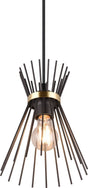 Rl live your light reality rod hanglamp - zwart goud
