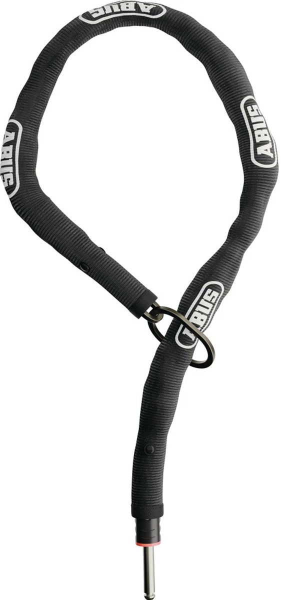 Abus fietsslot insteekketting - adaptor chain classic - - zwart - 130 cm - geschikt voor elektrische fietsen - stadsfietsen