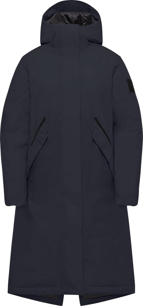Jack wolfskin brandenburger coat w rds dames outdoorjas - dark navy