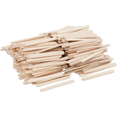 Creativ company http: www.cchobby.nl ijslollystokjes-l-5-5-cm-b-6-mm-naturel-400-stuk-1-doos