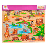 Eichhorn Wooden Mega Noppen Puzzle