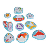 ABC Magical Bath Toys Marine animals 10dlg.