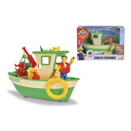 Simba brandweerman sam charlie's vissersboot