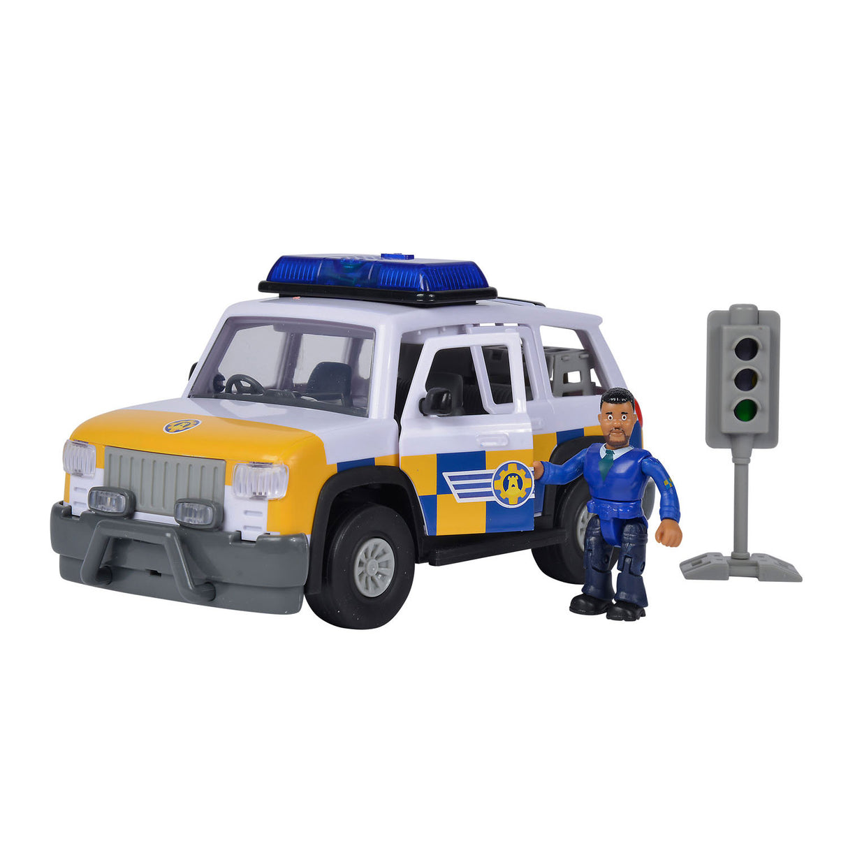 Simba Police Car 4x4 med figur