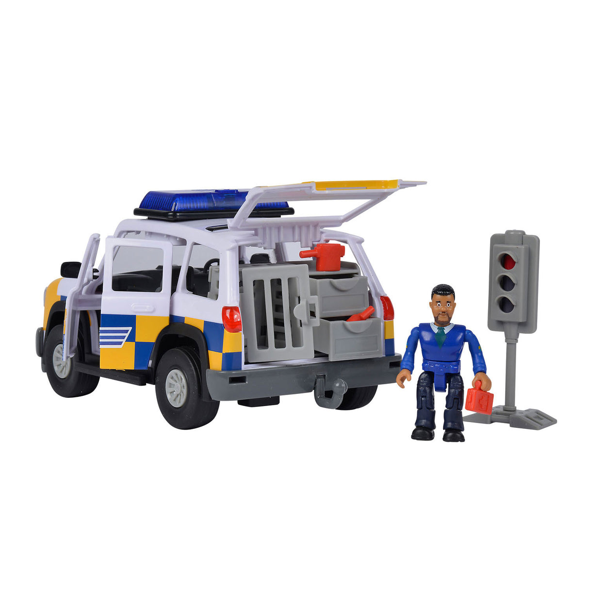 Simba Police Car 4x4 med figur