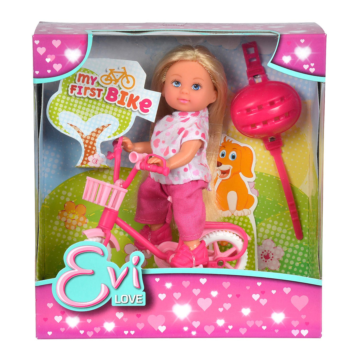 Evi Love Pop con bicicleta