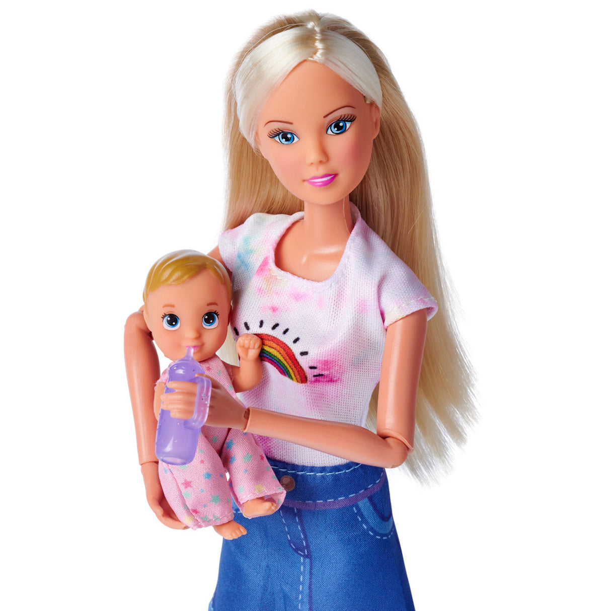 Steffi Love doll with baby and baby carrier