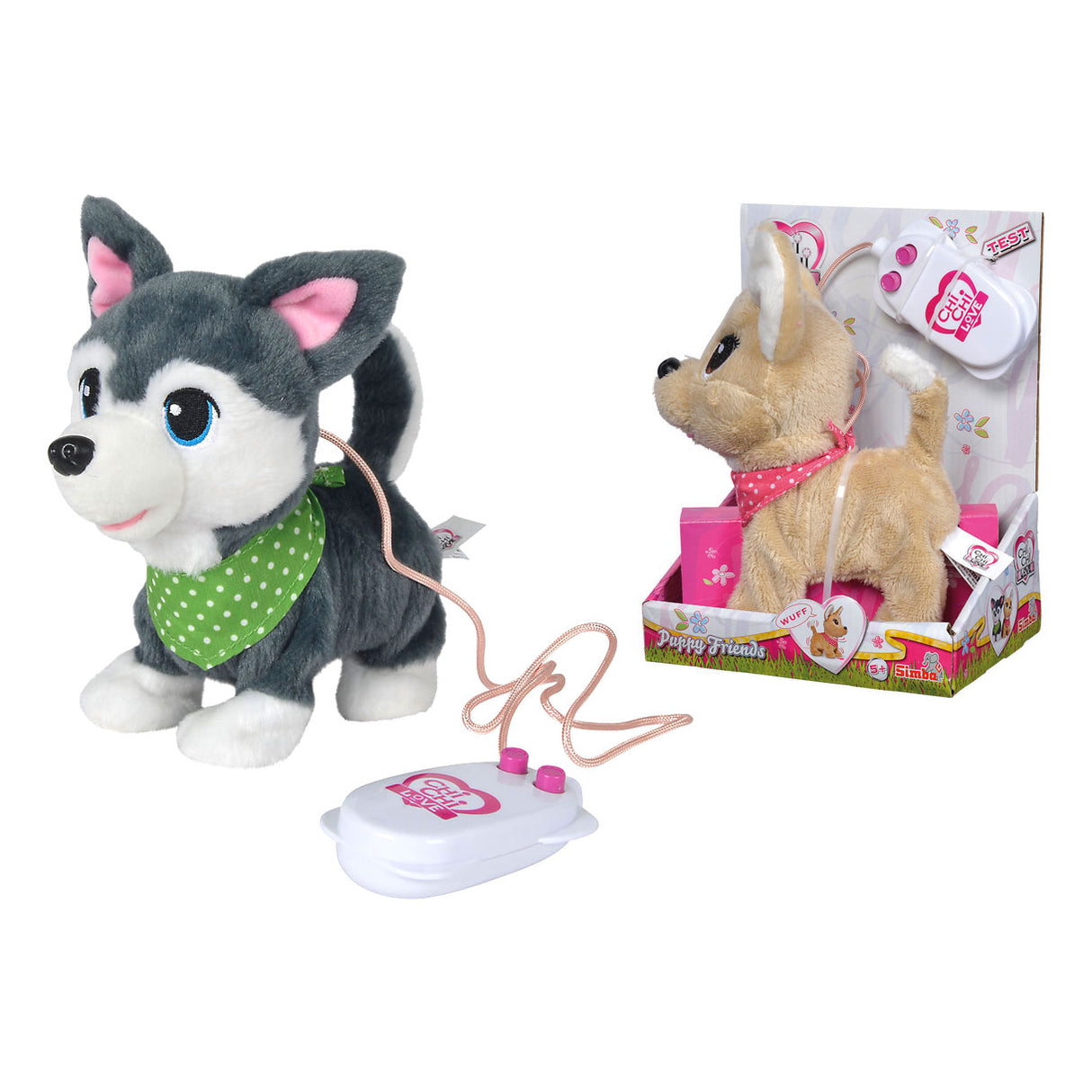 Simba Chi Chi Love Puppy Friends Walk with remote control