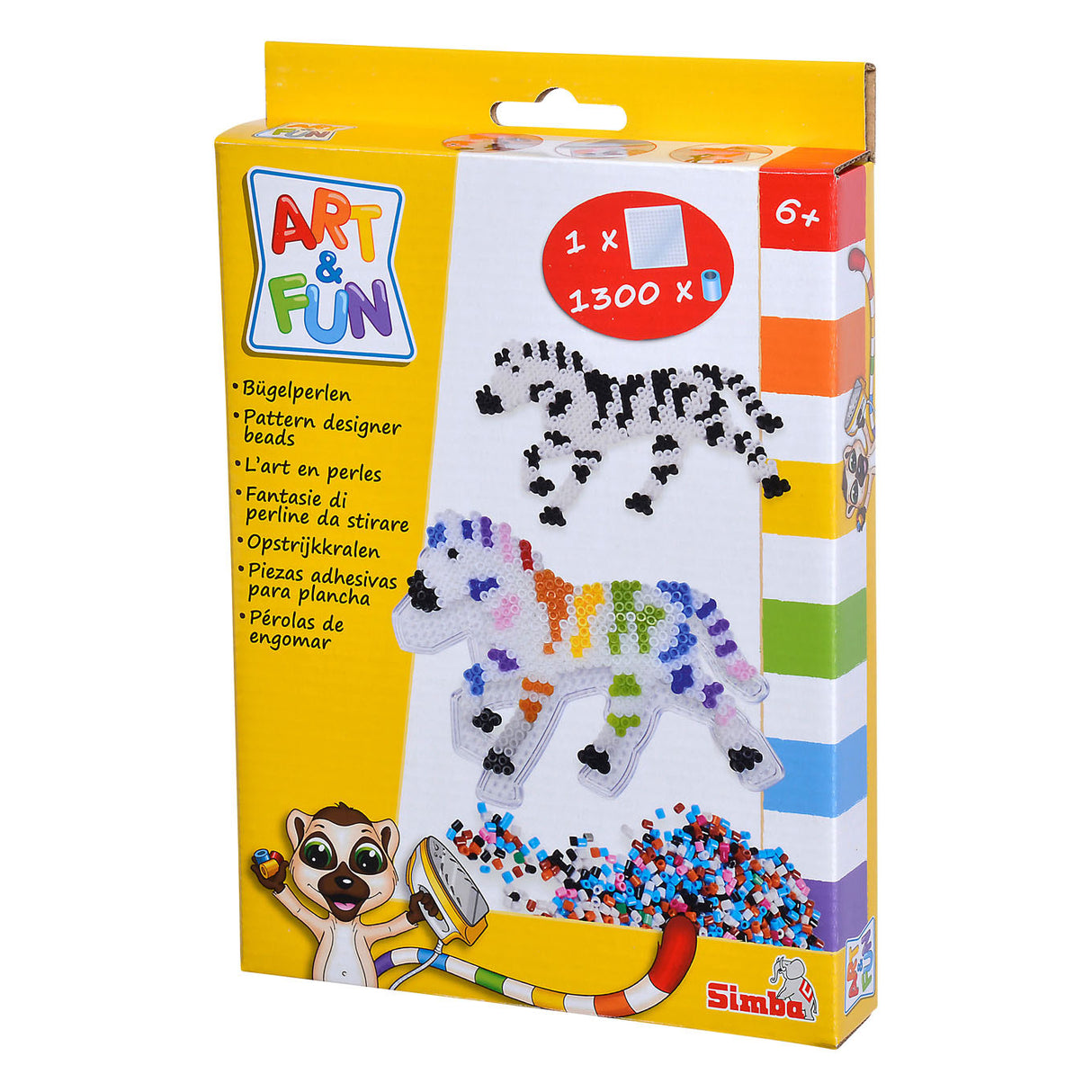 Simba Art Spaass imprain Beads Déier Set