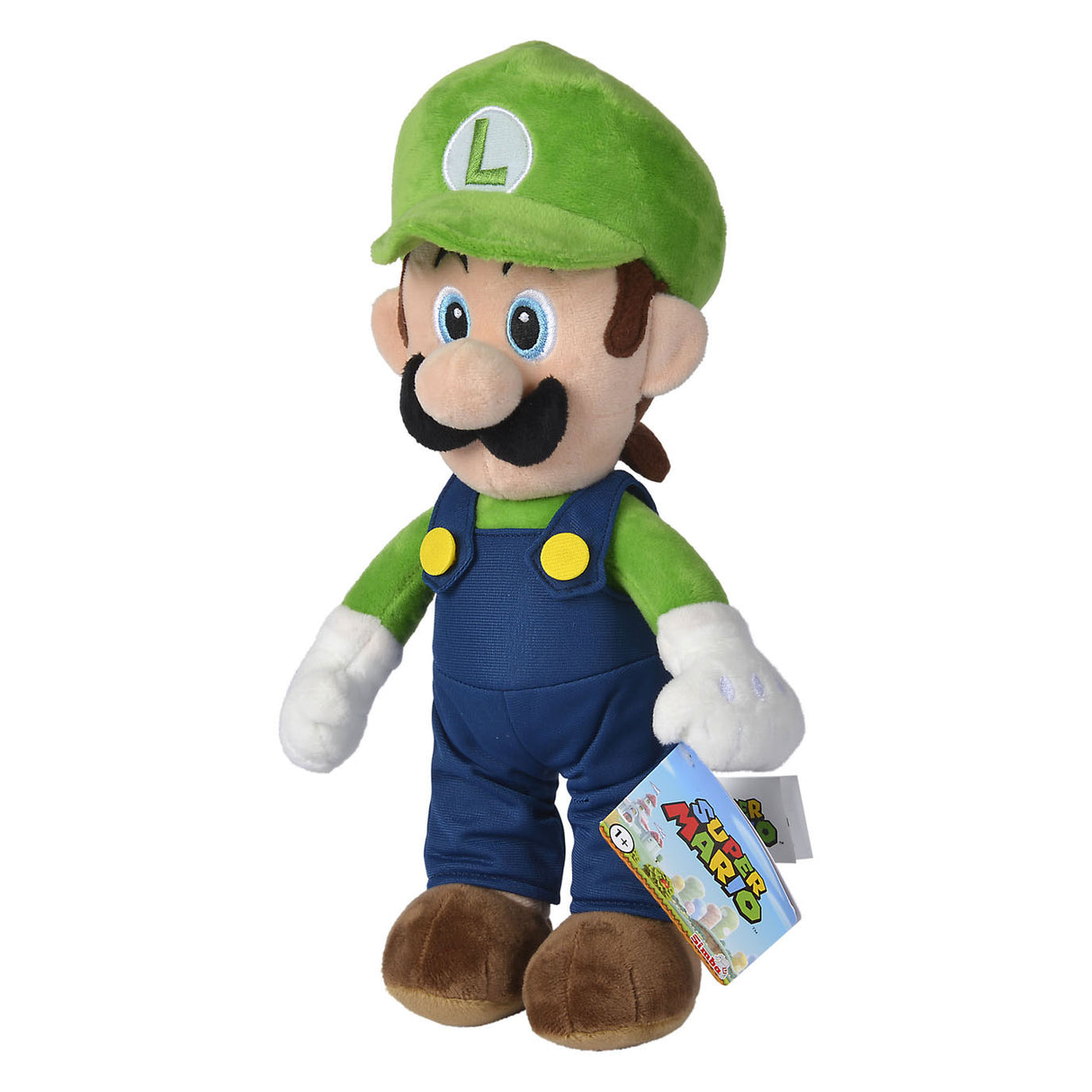 Simba Cuddle Plush Super Mario Luigi, 30 cm