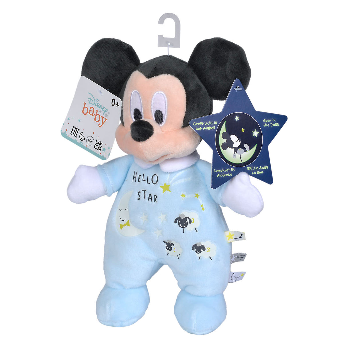 Simba kuschely Plüsch Mickey Mouse Night, 25 cm