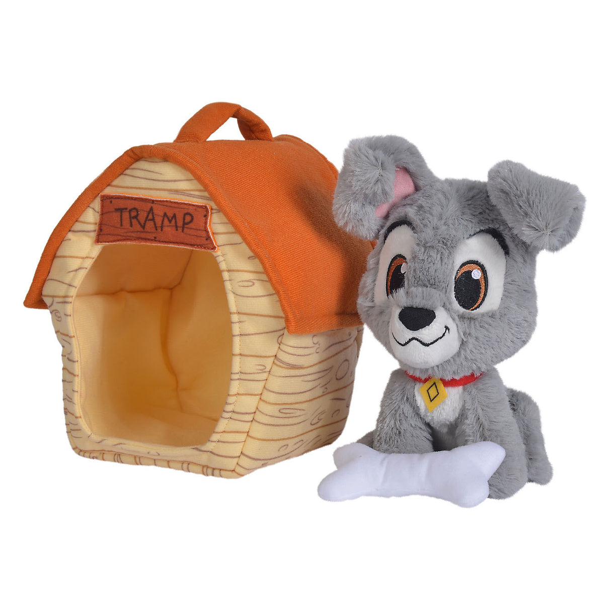 Simba Hug Plush Tramp med hundehus