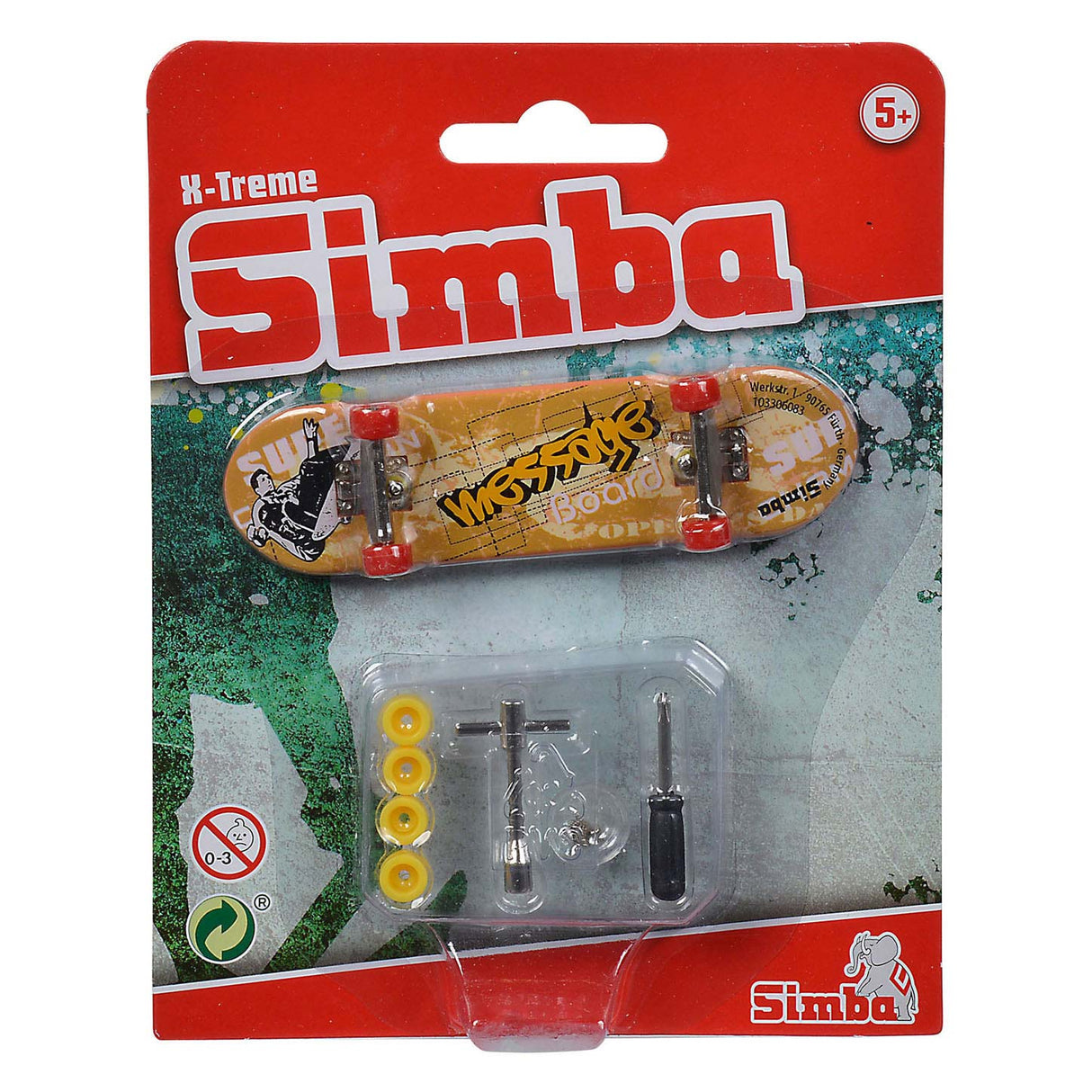 Couleur X-Treme Simba Finger avec des accessoires