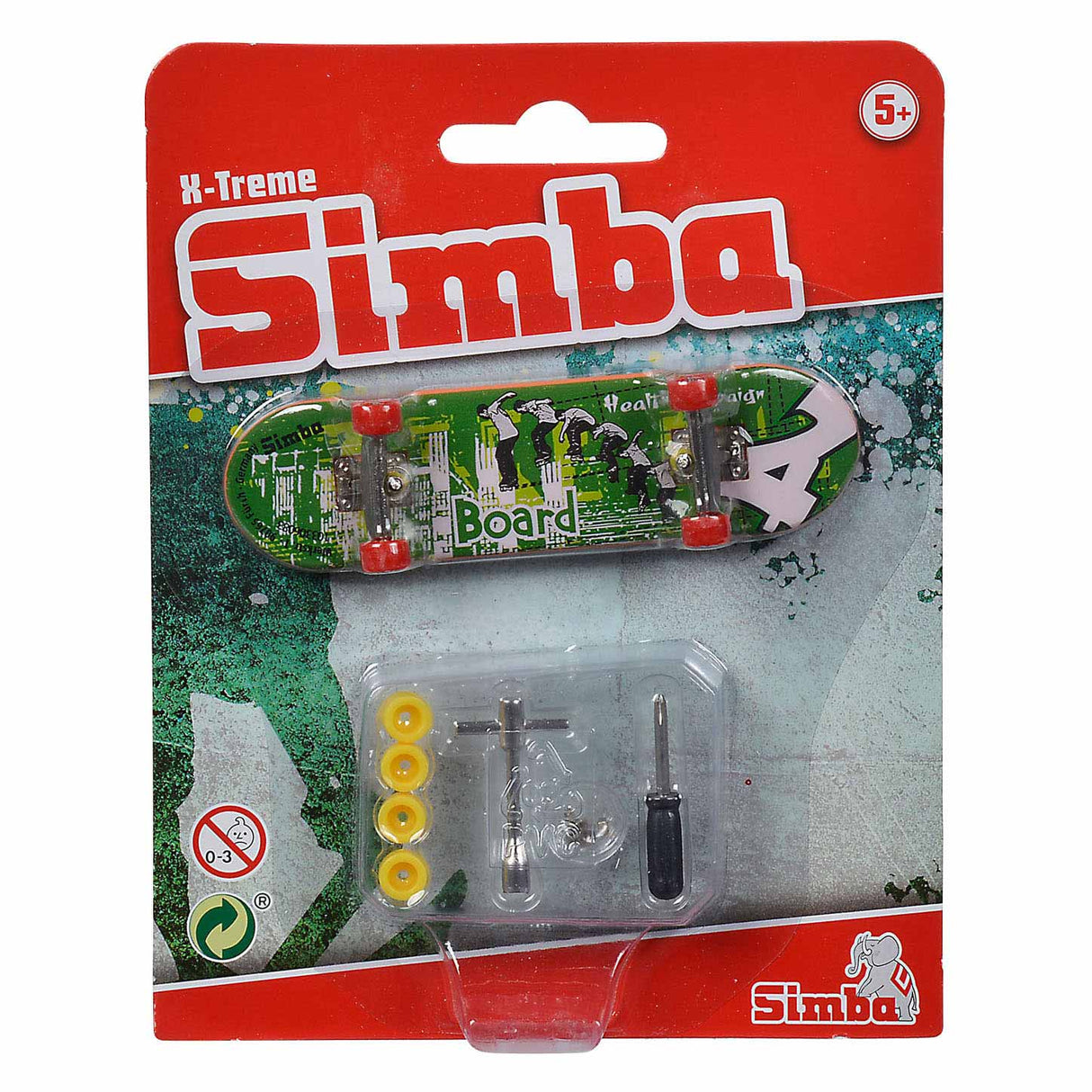 Simba prstové skateboard X-Treme Color s příslušenstvím