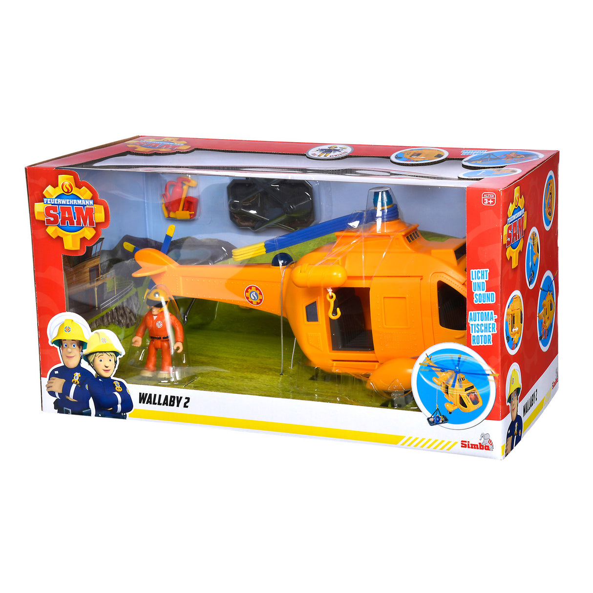 Simba Wallaby 2 Hubschrauber MEF Figur