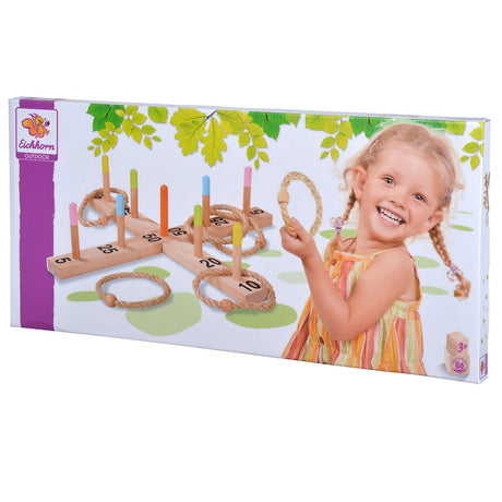 Eichhorn Outdoor Wooden Ringswerp Game