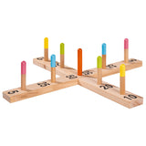 Eichhorn Outdoor Holz Ringswerp -Spiel