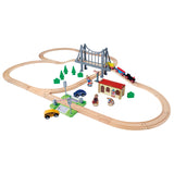 Eichhorn Train Track se sadou Bridge Play, 55DLG.