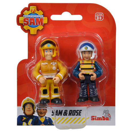 Simba brandweerman sam speelfiguren dubbelset - actiefiguren speelgoed.