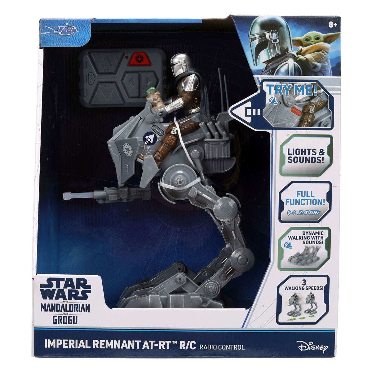 Disney star wars: the mandalorian grogu rc 1 12 imperial remnant at-rt 33 cm