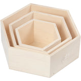 Creativ company https: www.cchobby.nl showdozen-hexagonaal-h-14-8-19-24-2-cm-d-10-cm-3-stuk-1-set