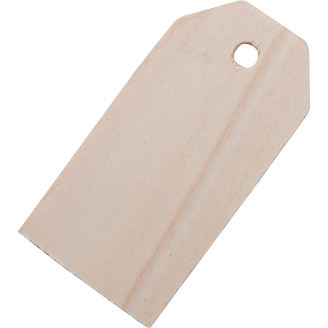 Creativ Company Houten manilla labels afm. 30x60 mm 10 stuks 1 doos