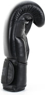 Super pro combat gear legend lederen (kick)bokshandschoenen zwart 18oz 18 oz
