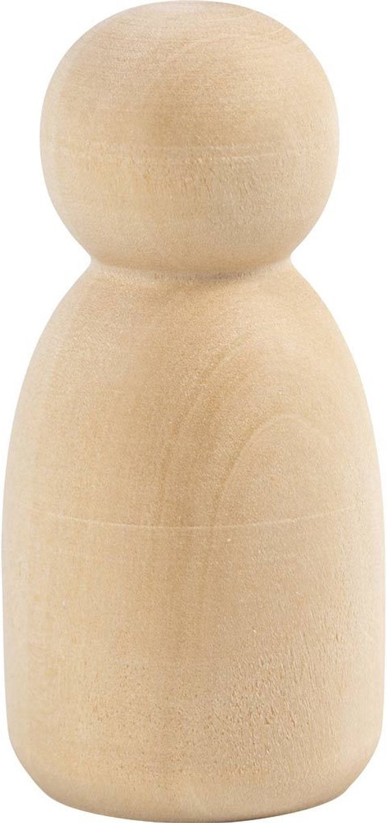 Creativ company houten vormen ovaal 6cm - 5st.